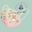 Khẩu Trang Hoạt Hình Teddy Bears Cho Bé 4-12T