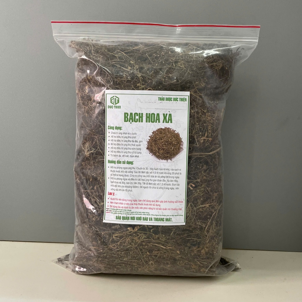 500g Bạch Hoa Xà Loại 1 Đức Thiện (Khô, Sạch, Thơm) - Thanh Nhiệt, Giải Độc, Hỗ Trợ Đường Tiết Niệu