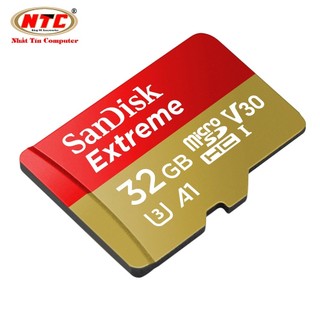 Thẻ nhớ microSDHC Sandisk Extreme 32GB 667X A1 V30 UHS-I U3 đọc 100MB/s, ghi 60MB/s (Vàng)