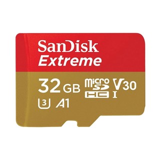 Thẻ nhớ microSDHC Sandisk Extreme 32GB 667X A1 V30 UHS-I U3 đọc 100MB/s, ghi 60MB/s (Vàng)
