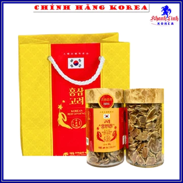 Nhân Sâm Củ Khô Thái Lát Daedong Hàn Quốc Thượng Hạng Hộp 200gr