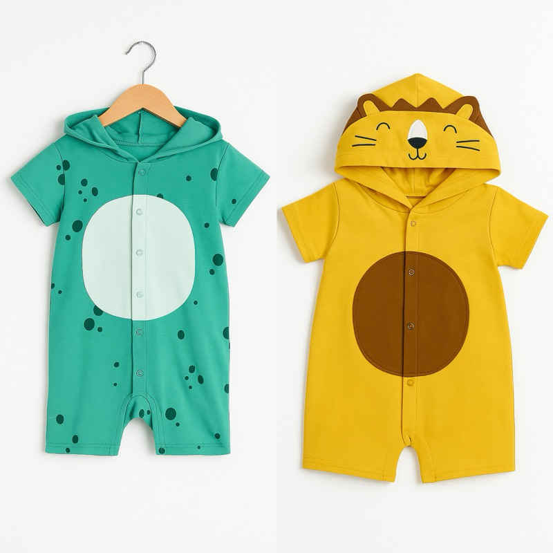 Body ngắn tay cho bé sơ sinh L00 xuất dư xịn hoạ tiết dễ thương cotton mềm size NB-18M(6-11kg)
