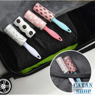 Cây Lăn Bụi Mini 30 Tờ Siêu Dính Dễ Mang Theo Du Lịch, Văn Phòng, Lăn Lông Thú Quần Áo-GD911-LanBui-QUE