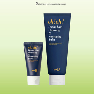 Sáp Tẩy Trang Làm Sạch Sâu oh!oh! Divine Blue Cleansing & Massaging Balm (150ml)