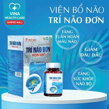 Viên Bổ Não Trí Não Đơn – Tăng Tuần Hoàn Máu Não, Giảm Đau Đầu, Tăng Cường Sức Khỏe Não Bộ