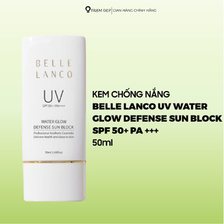 Kem Chống Nắng Belle Lanco Nâng Tông Mỏng Mịn Water Glow Defense Sun Block (50ml)