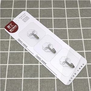 Vỉ 3 Móc Dán Tường Siêu Dính Treo Đồ Siêu Chắc Chắn Chịu Lực Tốt