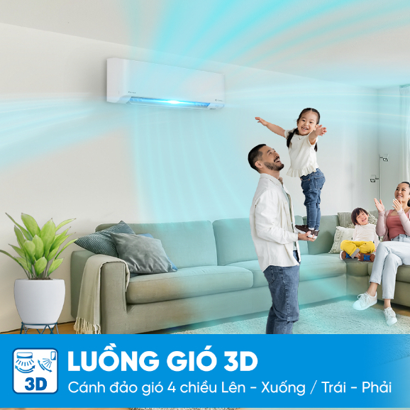 [MIỄN PHÍ LẮP ĐẶT 1TR5] Điều Hòa Daikin Inverter 1 chiều FTKY50ZVMV 2HP 18.000BTU
