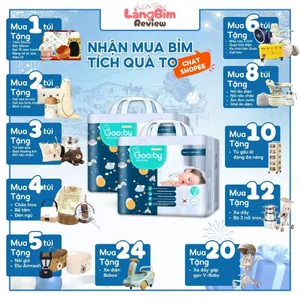 Tã Dán/Bỉm Quần Ban Đêm Gooby Premium Chống Tràn Hơn 12h Bé Từ 4kg - 35kg Chính Hãng