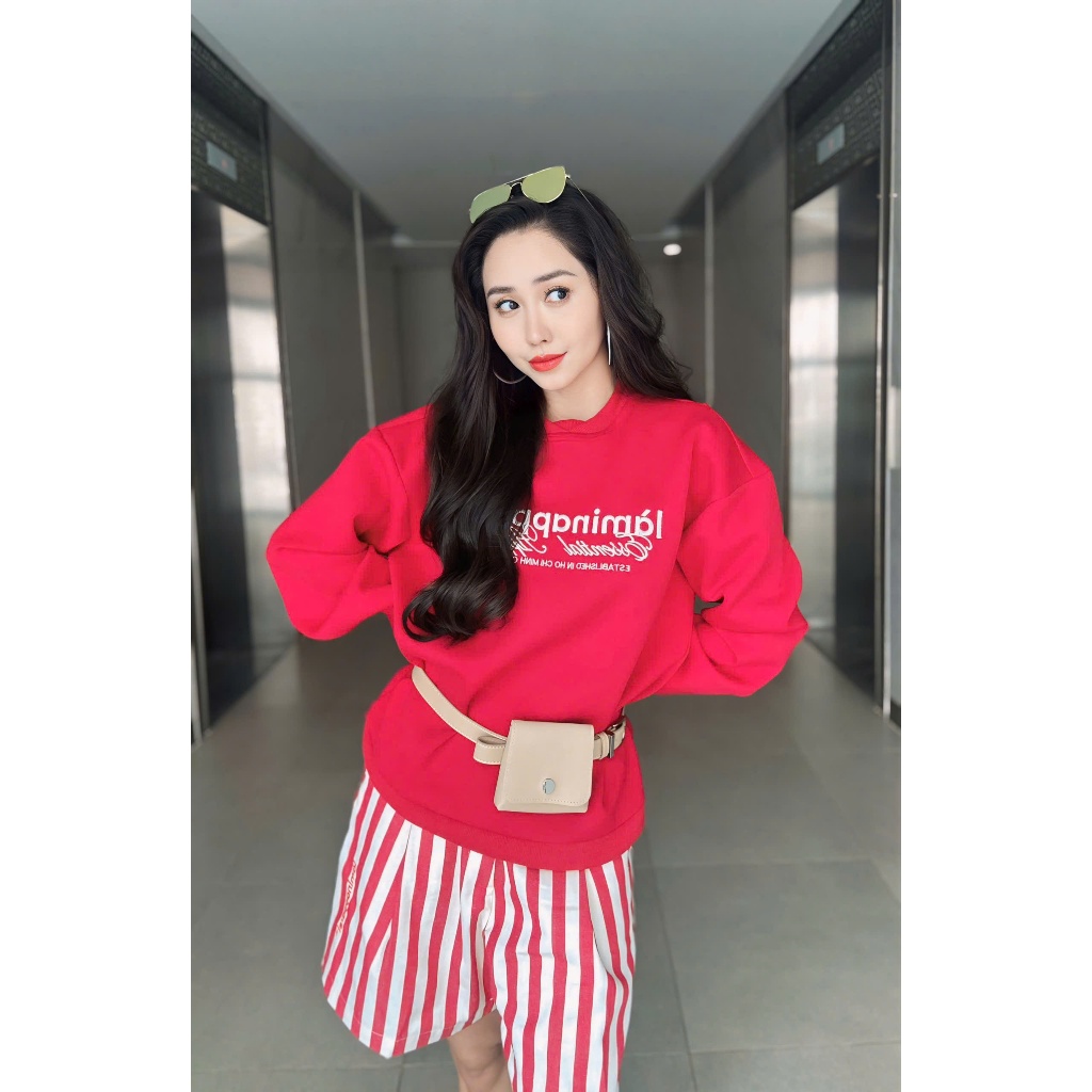 Ảnh làminapparel - STRIPED PLEATED SHORTS 2