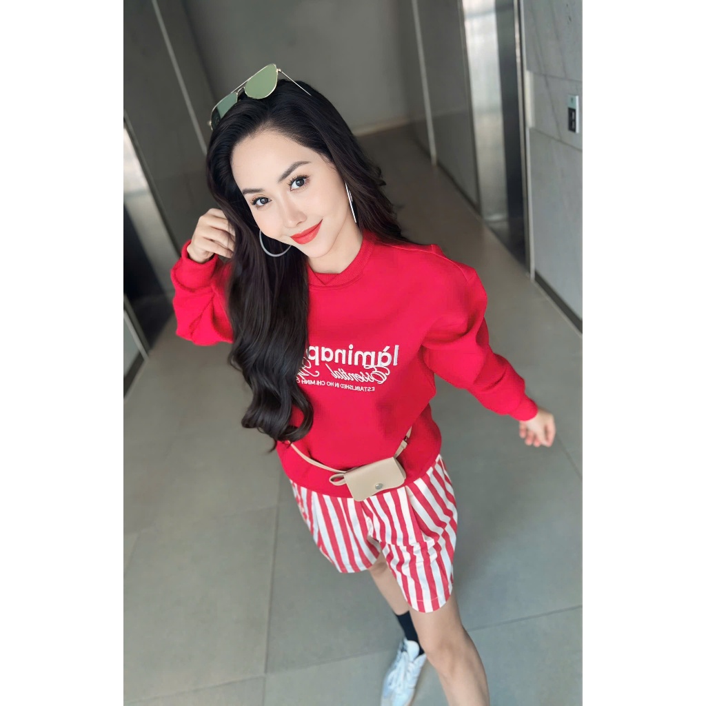 Ảnh làminapparel - STRIPED PLEATED SHORTS 3