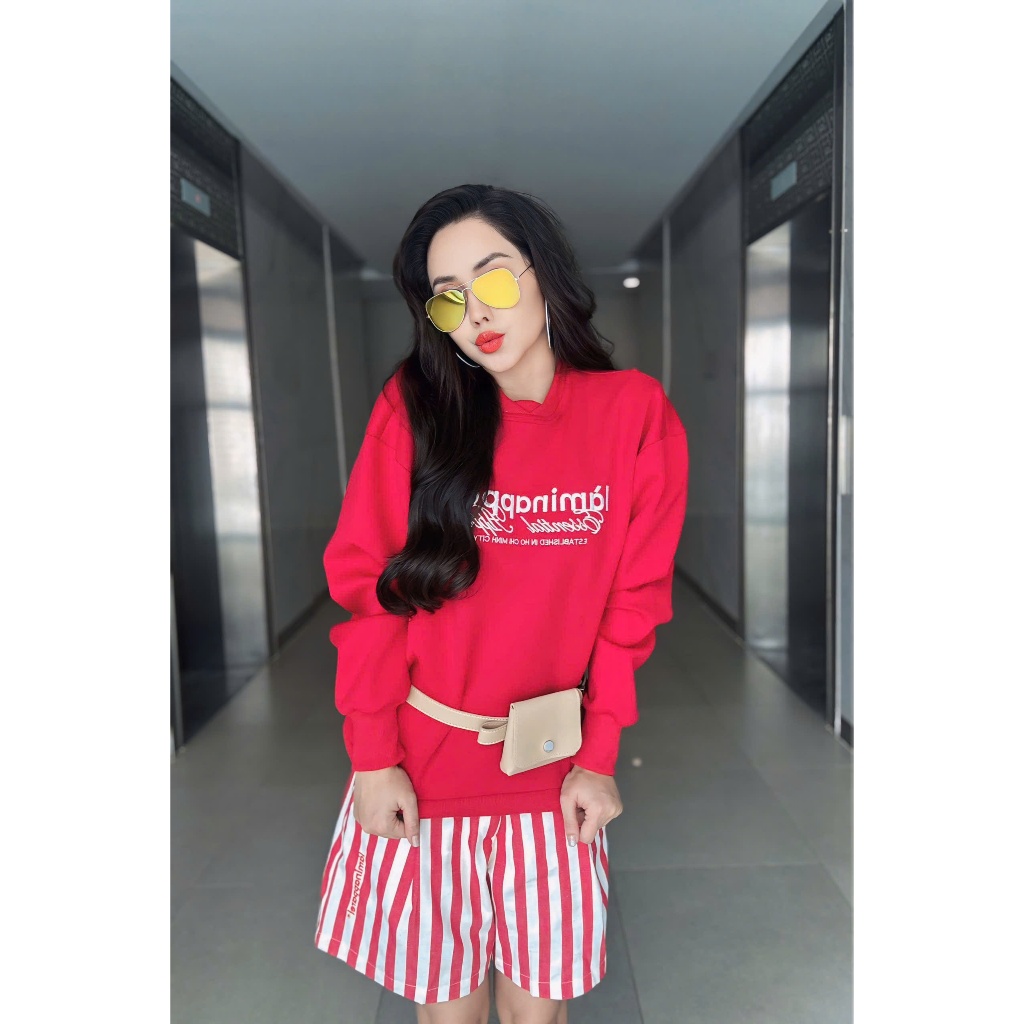 Ảnh làminapparel - STRIPED PLEATED SHORTS 4