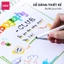 Bút Lông Màu Fiber Pen Deli 20/36 Màu Pastel Basic Ngòi Chóp Rửa Được- Dùng Tô Vẽ Nét Calligraphy Nhanh K