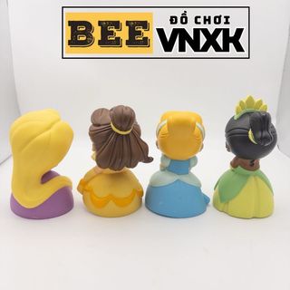 Đồ chơi nhà tắm mô hình Công chúa Anna, Tóc Mây, Tiana chất liệu nhựa cao cấp - BEE VNXK