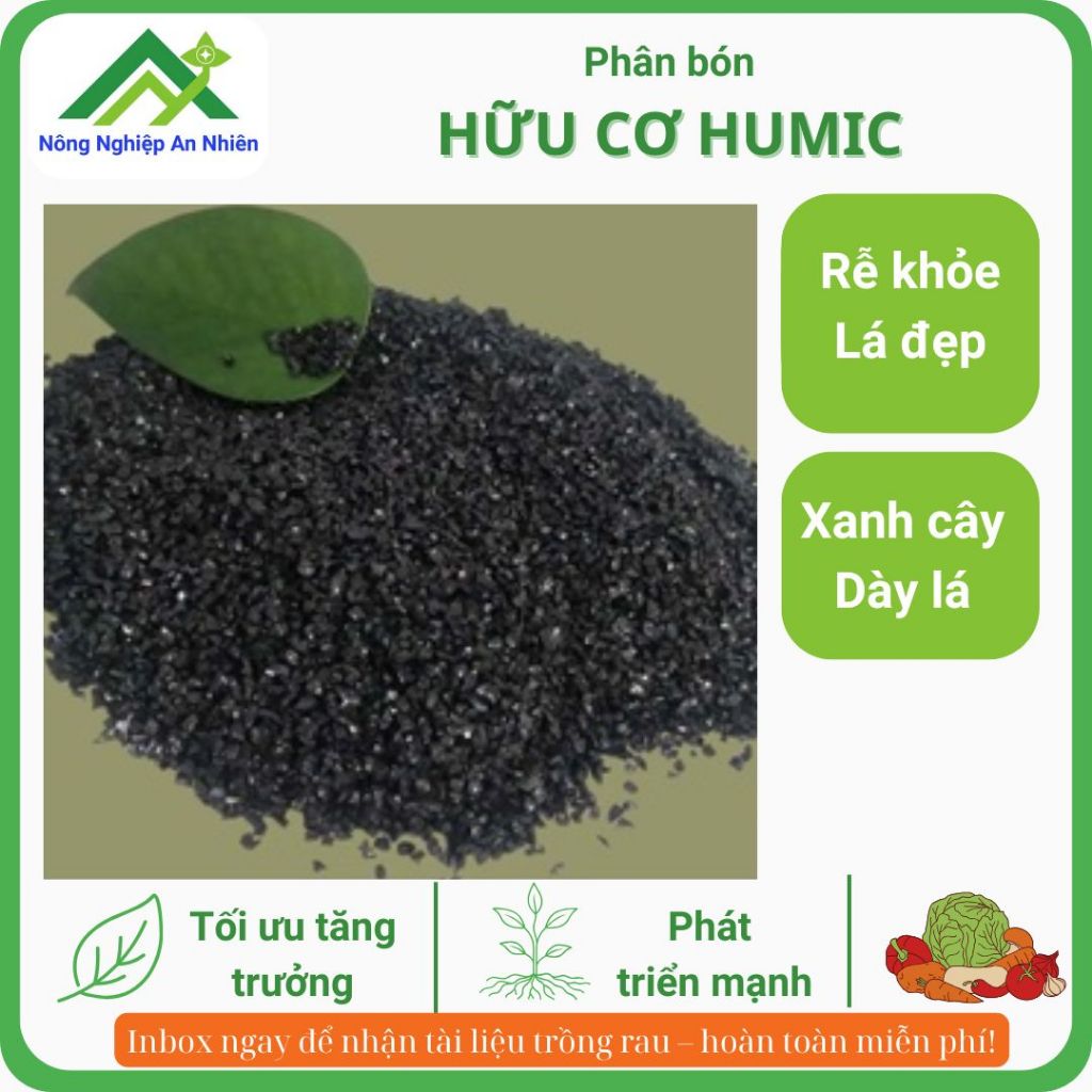 Phân bón hữu cơ AXIT HUMIC 100g - Chất lượng cao, thân thiện với môi ...