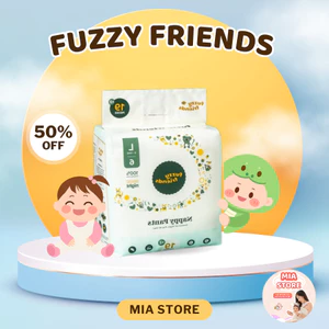 Tã/bỉm ĐÊM FUZZY FRIENDS nội địa ÚC đủ size NB20/S22/M21/L19/XL17/2XL15