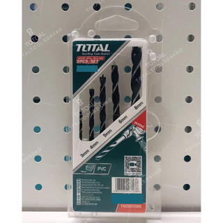 TOTAL Bộ 5 mũi khoan gỗ TACSD7055