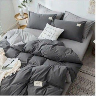 Bộ chăn ga gối cottton tici 4 món chăn thông minh gồm ga giường và 2 vỏ gối, chăn hè đã lót lớp chăn hè mỏng