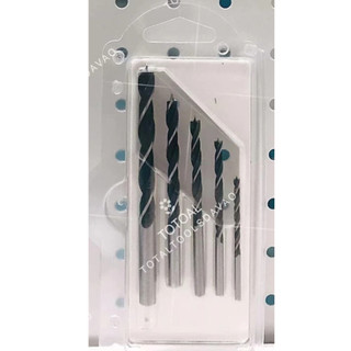 TOTAL Bộ 5 mũi khoan gỗ TACSD7055