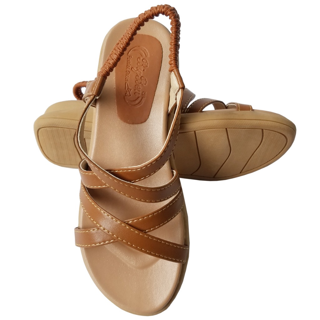 Giày Sandal Nữ BIGGBEN Da Bò Thật HKD957