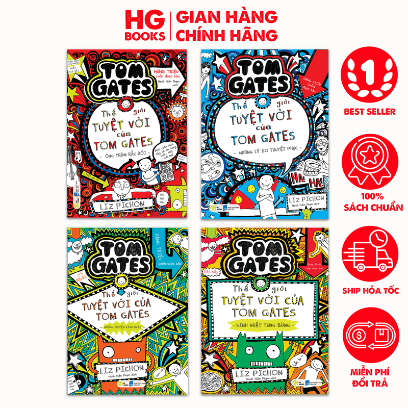 Ảnh Thế Giới Tuyệt Vời Của Tom Gates - Song ngữ Việt-Anh. Truyện tranh kèm audio và từ vựng chọn lọc. 1