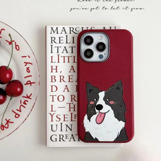 Ốp lưng iphone nhựa dẻo họa tiết da nhám Cún mèo dành cho ip 6/7/8/plus/x/xr/xs/11/12/13/14/15/16/pro max - qn2005