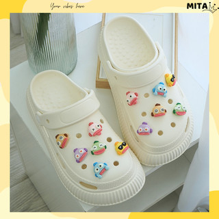 Dép cross nữ đế cao 5cm Sticker tự chọn Mita kiểu sandal CSM-13