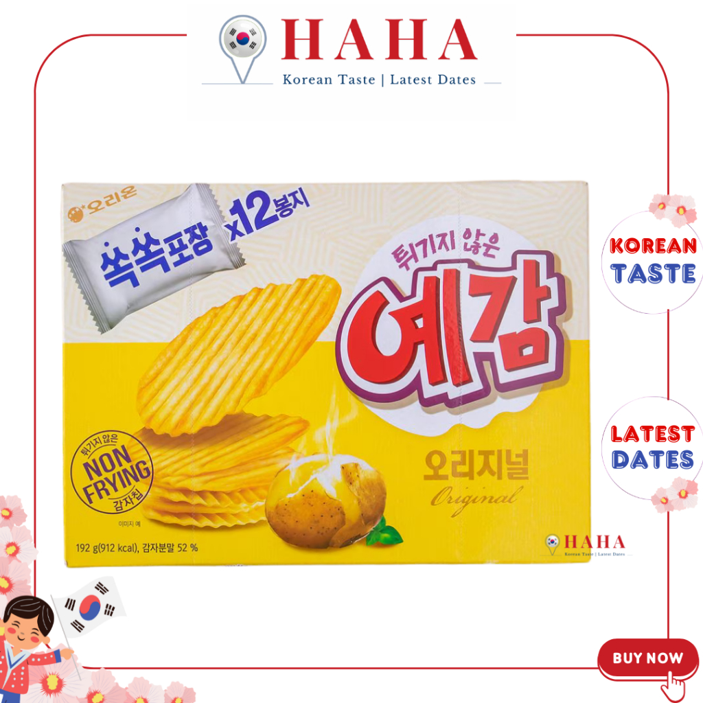 Snack Khoai Tây Không Chiên Vị Nguyên Bản Hàn Quốc [Orion] 오리온 예감 오리지널 ...