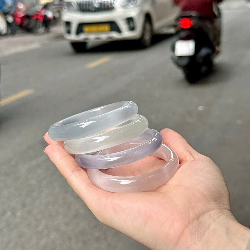 Vòng tay đá phong thủy Tone Pastel ,Vòng tay phong thuỷ( Kèm hộp xinh) BNP
