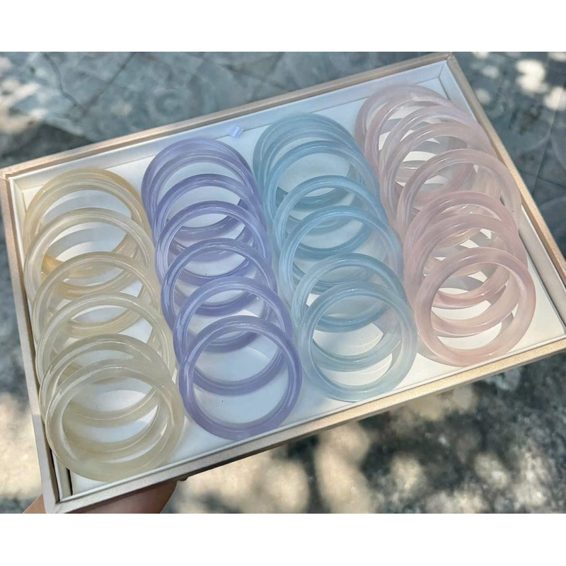 Vòng tay đá phong thủy Tone Pastel ,Vòng tay phong thuỷ( Kèm hộp xinh) BNP