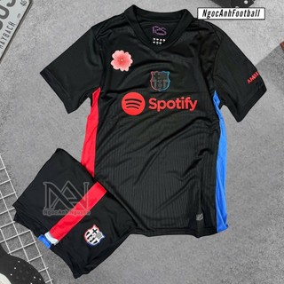 Bộ Quần Áo Bóng Đá CLB Barcelona , Áo Đá Banh Barcelona 2025 - Vải Polyester Gai Thái Cao Cấp NgọcaAnhfootball
