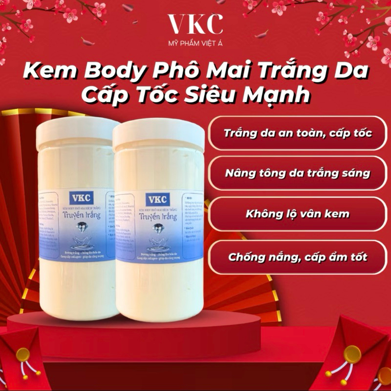 Kem Body Trắng Da PM Cấp Tốc Siêu Mạnh sz 1000ml  Cung Cấp Collagen, Dưỡng Da Trắng Nhanh