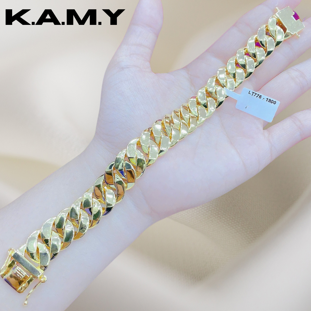 Lắc Tay Nam Nữ Đính Đá Nhẹ Nhàng Phong Cách Hàn Quốc - Xi Mạ Bền Màu, Sang Trọng Dễ Phối Đồ