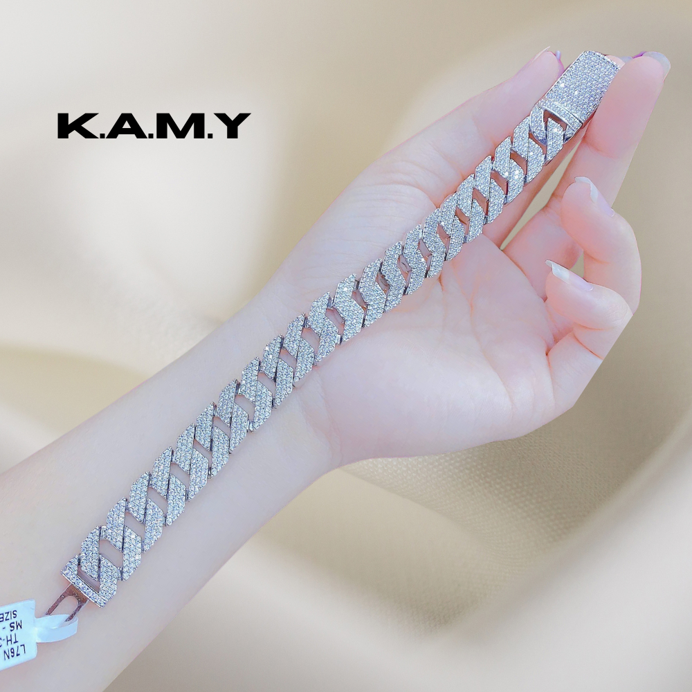 Lắc Tay Nam Nữ Đính Đá Nhẹ Nhàng Phong Cách Hàn Quốc - Xi Mạ Bền Màu, Sang Trọng Dễ Phối Đồ
