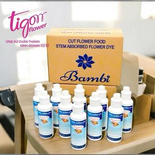 THÙNG 10 CHAI 900ML NƯỚC DƯỠNG HOA BAMBI - không cần thay nước hoa thường xuyên, hoa tươi lâu hơn và không hôi nước
