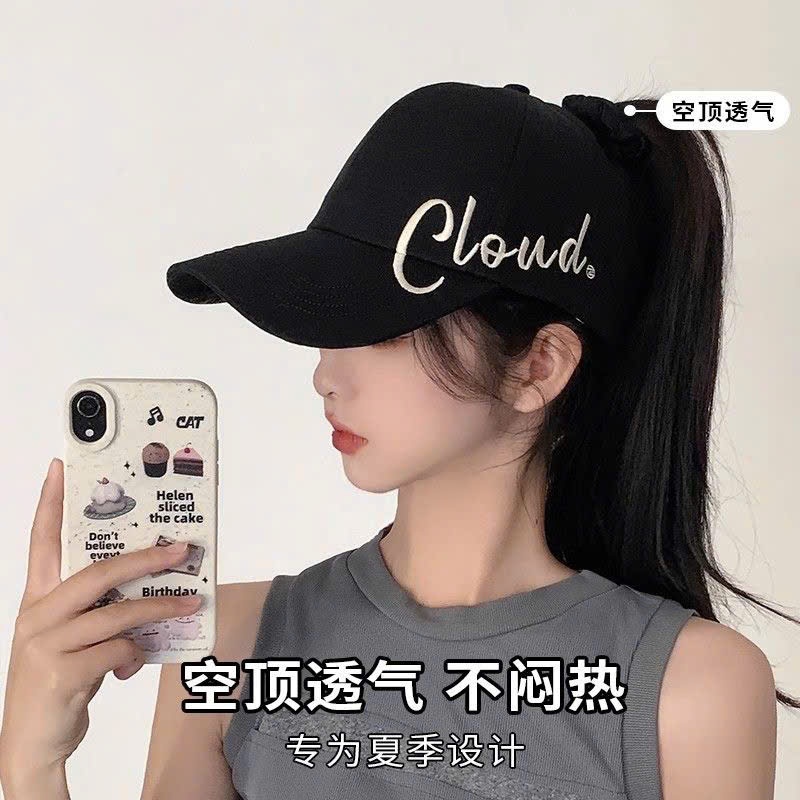 mũ lưỡi trai nửa đầu thêu chữ CLOUD.mũ thể thao...