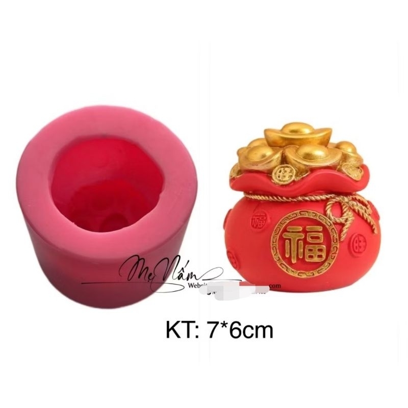 Khuôn silicon hủ vàng nhỏ