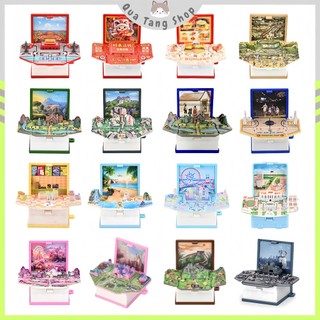 Móc Khóa Quyển Sách 3D Gấp Gọn - Mini Book Keychain - Dây Treo Túi - Quà Tặng Trang Trí Ý Nghĩa