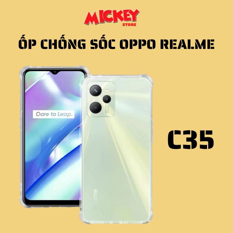Ốp trong chống sốc Realme C35 bảo vệ camera