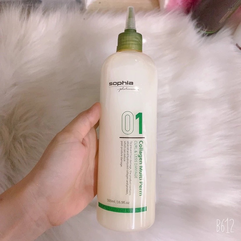 Thuốc uốn lạnh Sophia 500ml, thuốc uốn Sophia đa năng uốn 3D thần kỳ Magic Perm Collagen