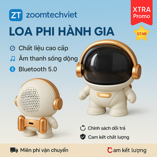 Loa Bluetooth phi hành gia Mini Astronaut Thông Minh LED Hộp Âm Thanh HiFi Âm Thanh Stereo Di Động