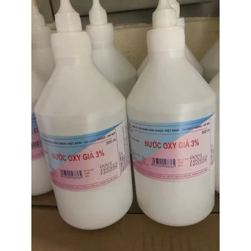 Nước Oxy Già 3% chai to 500ml - Như ảnh