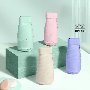 Ô Dù Gấp Gọn Mini Bỏ Túi, Ô Dù Che Mưa Đi Nắng UPF50+ Chống Tia Cực Tím Hình Cute