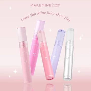 Son kem MAKEMINE son vòm Make You Mine Juicy Dew Tint trong suốt bền màu lâu trôi Make Mine son tint bóng