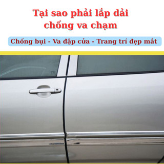Dải chữ u 2 lớp dán mép cửa ô tô giảm va đập, chống trầy xước. Gioăng Nẹp cửa xe hạn chế tiếng ồn