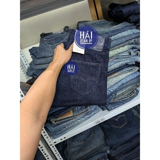 [loại lai biên dày đẹp] quần jean nam denim selvedge vải nhật màu indigo suông đứng