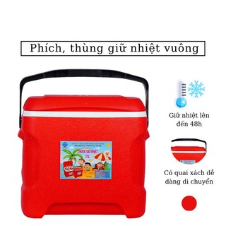 Phích đá, thùng đá vuông giữ nhiệt 13L,16L, 24L,Thùng bảo quản cao cấp Việt Nhật