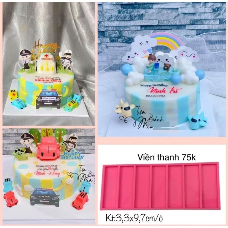 Khuôn silicon viền thanh lớn