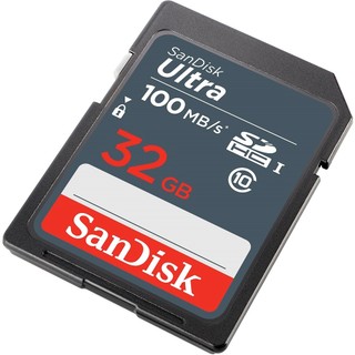 Thẻ nhớ Máy Ảnh SDHC SanDisk Ultra 32GB U1 100MB/s (Xanh)