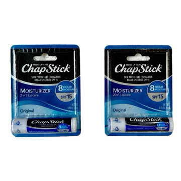Hàng bay Mỹ] Son Dưỡng Chống Nắng ChapStick Moisturizer – 2in1 Lip Care SPF 15 – Dưỡng ẩm sâu, bảo vệ môi khỏi nắng, chố
